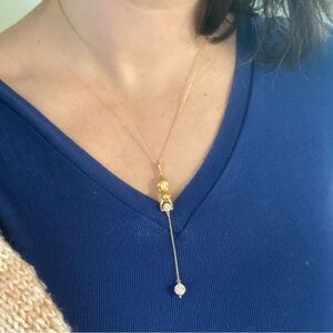 Kate Spade Gold Lariat Necklace